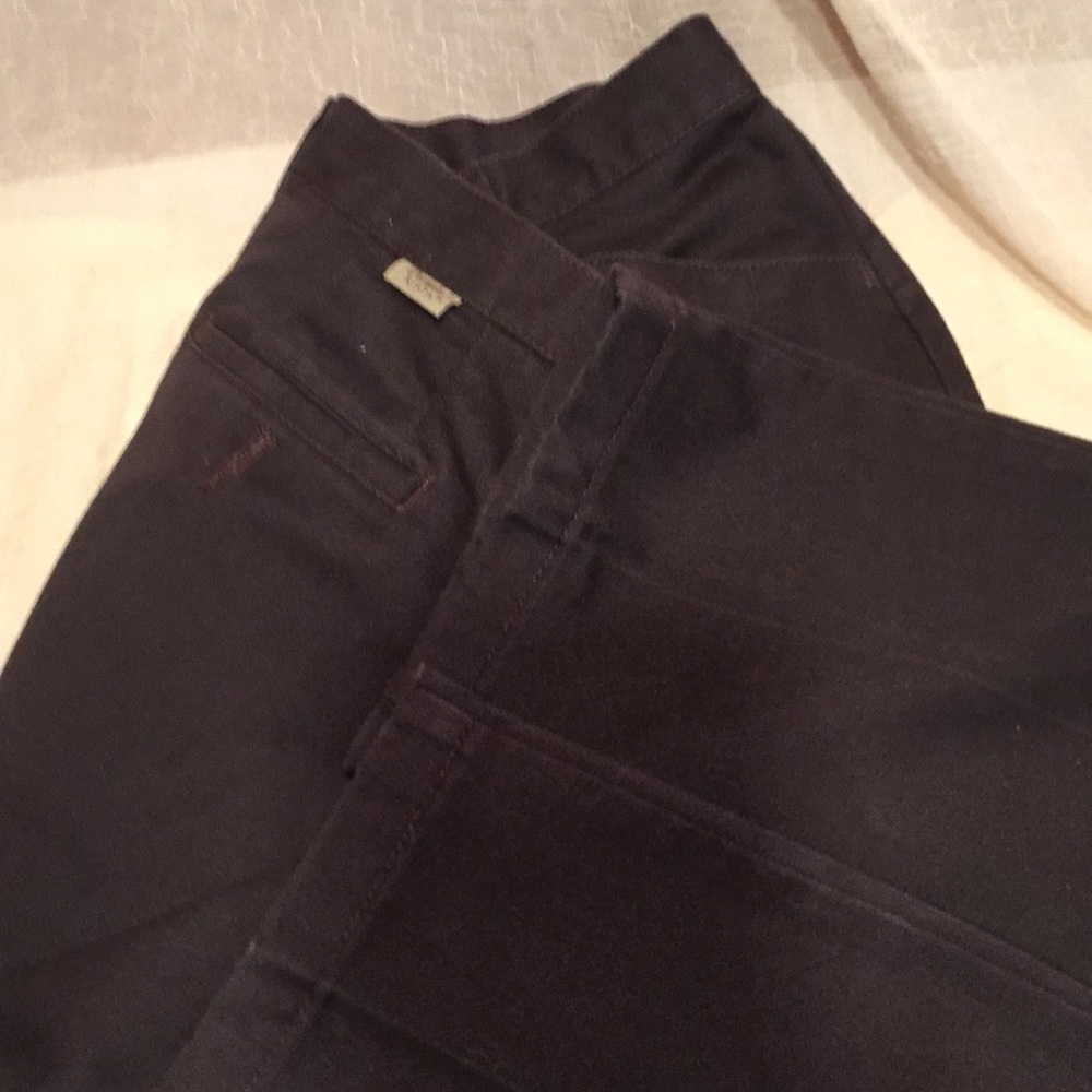 Western style brown slacks Size 6 w/ 36” inseam